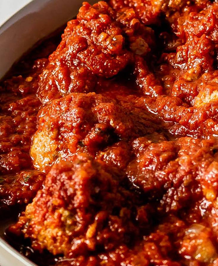 Turkey and Tomato Meatballs with Marinara