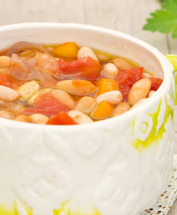 Zuppa di fagioli cannellini