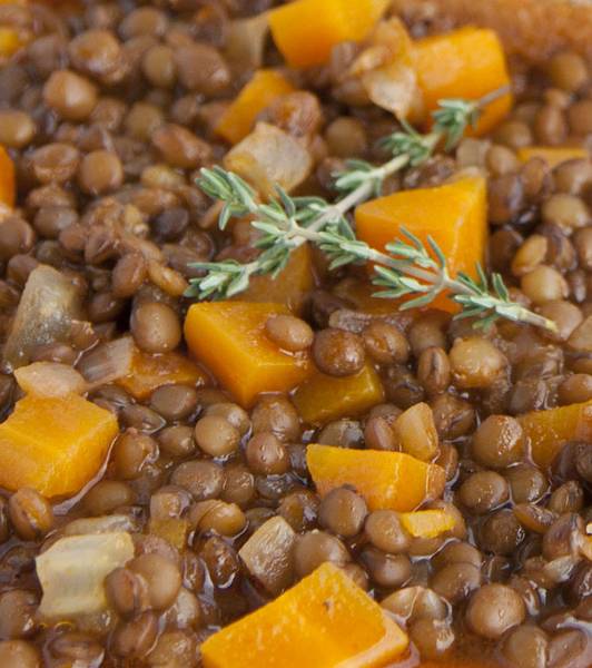 Zuppa di lenticchie di Esau' per vegetariani