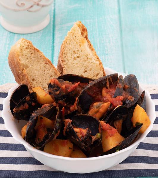 Zuppa patate e cozze